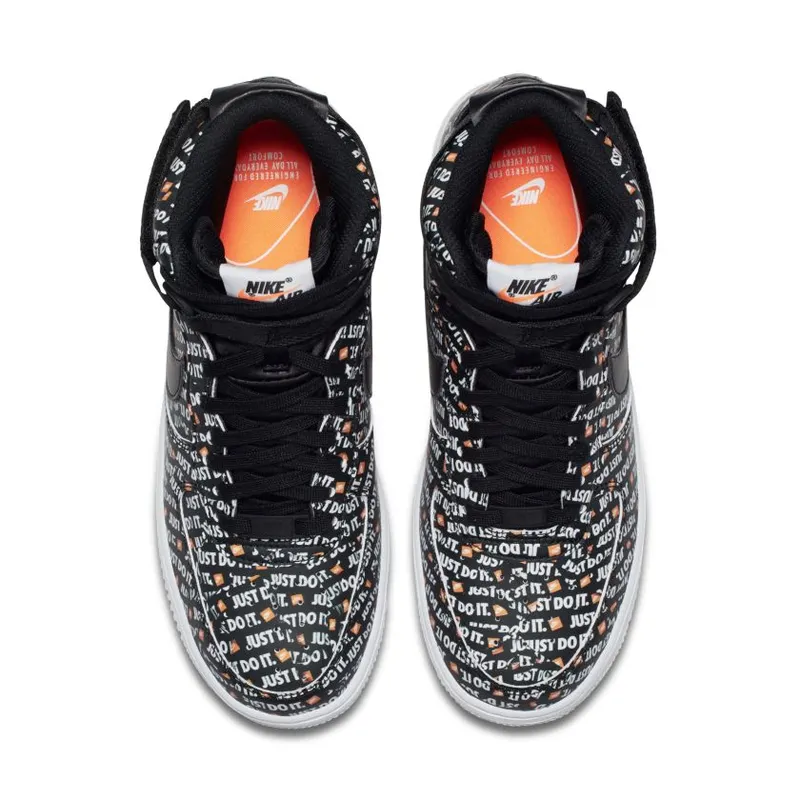 Nike Air Force 1 High Just Do It Pack Black (Women’s) (AO5138-001)