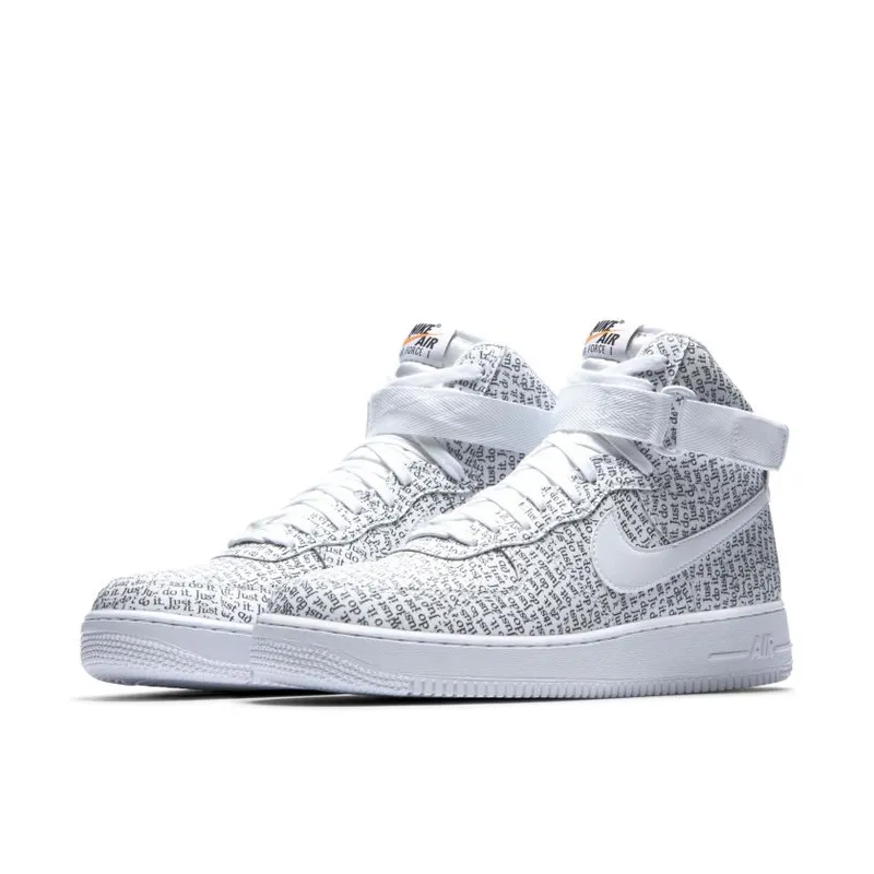 Nike Air Force 1 High Just Do It Pack White Black (AQ9648-100)