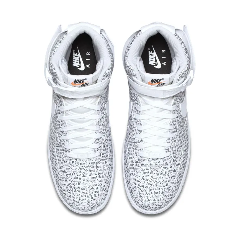 Nike Air Force 1 High Just Do It Pack White Black (AQ9648-100)