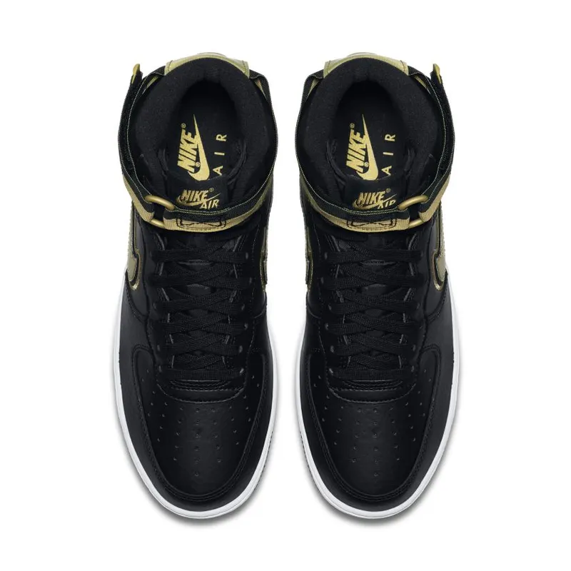 Nike Air Force 1 High NBA Black Metallic Gold (AV3938-001)