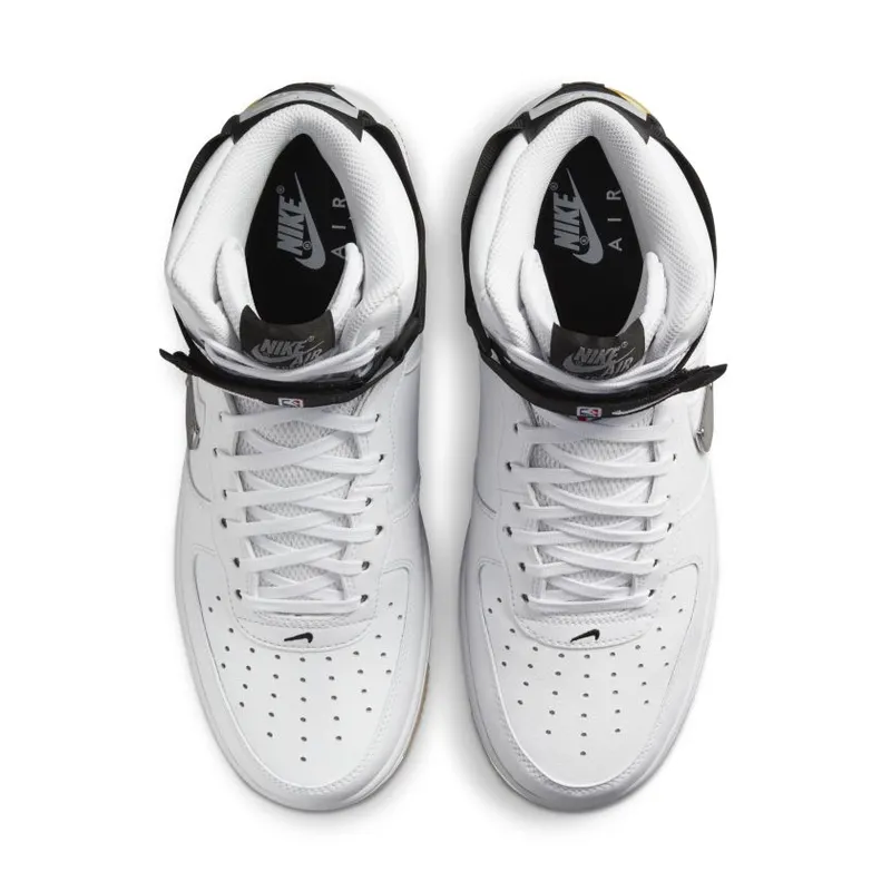 Nike Air Force 1 High NBA White University Gold (CT2306-101)