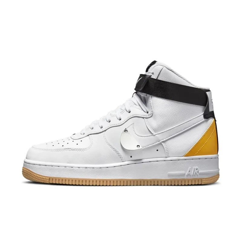 Nike Air Force 1 High NBA White University Gold (CT2306-101)