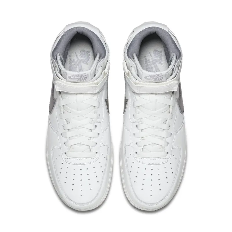 Nike Air Force 1 High Retro Summit White Wolf Grey (743546-101)