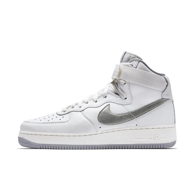 Nike Air Force 1 High Retro Summit White Wolf Grey (743546-101)