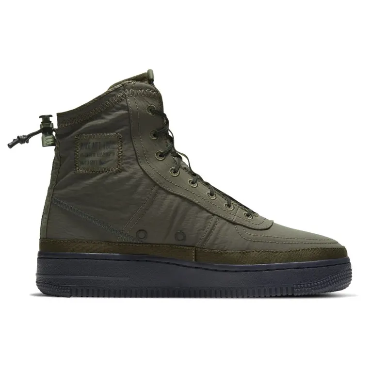 Nike Air Force 1 High Shell Cargo Khaki (Women’s) (BQ6096-301)