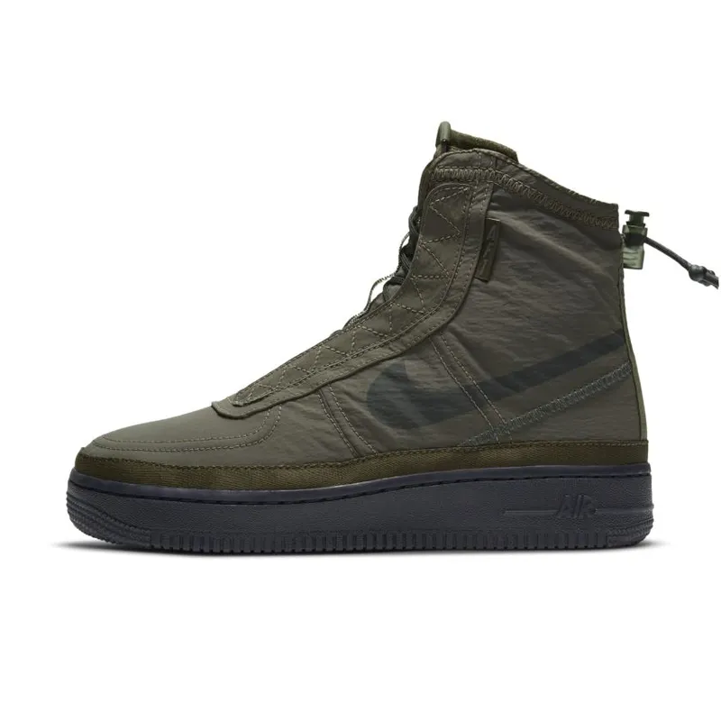 Nike Air Force 1 High Shell Cargo Khaki (Women’s) (BQ6096-301)