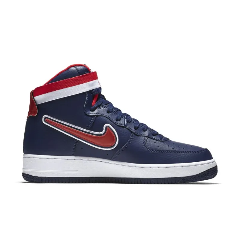 Nike Air Force 1 High Sport NBA Midnight Navy University Red (AV3938-400)