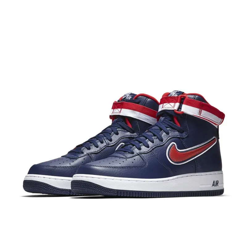 Nike Air Force 1 High Sport NBA Midnight Navy University Red (AV3938-400)