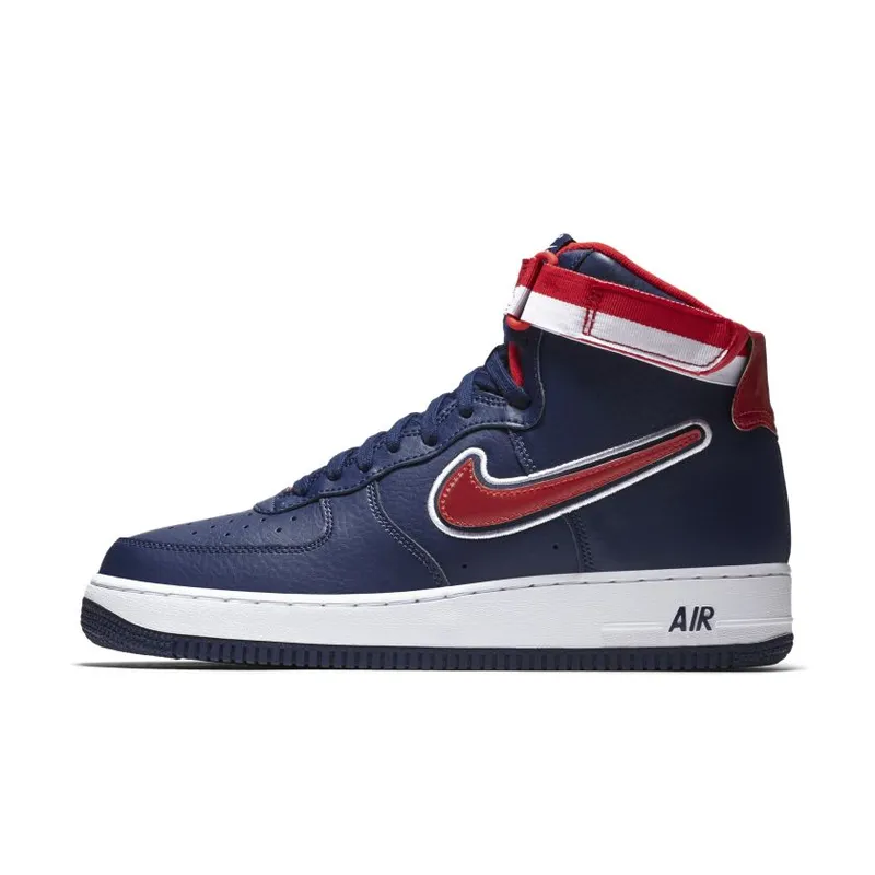 Nike Air Force 1 High Sport NBA Midnight Navy University Red (AV3938-400)