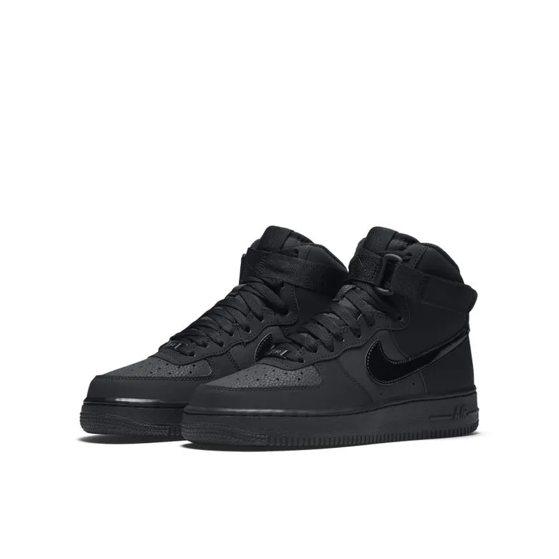 Nike Air Force 1 High Triple Black (GS) (653998-001)