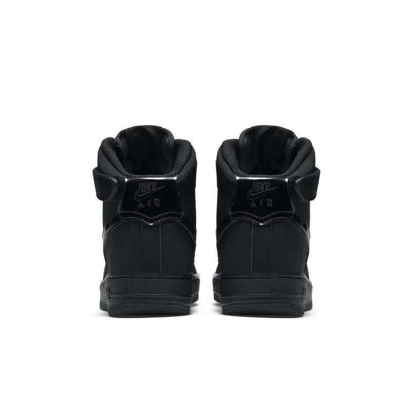 Nike Air Force 1 High Triple Black (GS) (653998-001)