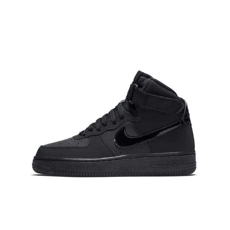 Nike Air Force 1 High Triple Black (GS) (653998-001)