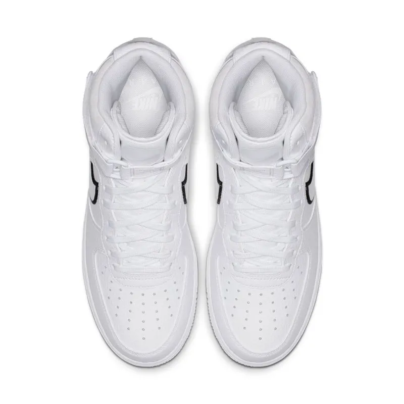 Nike Air Force 1 High White Vast Grey Black (AO2442-100)