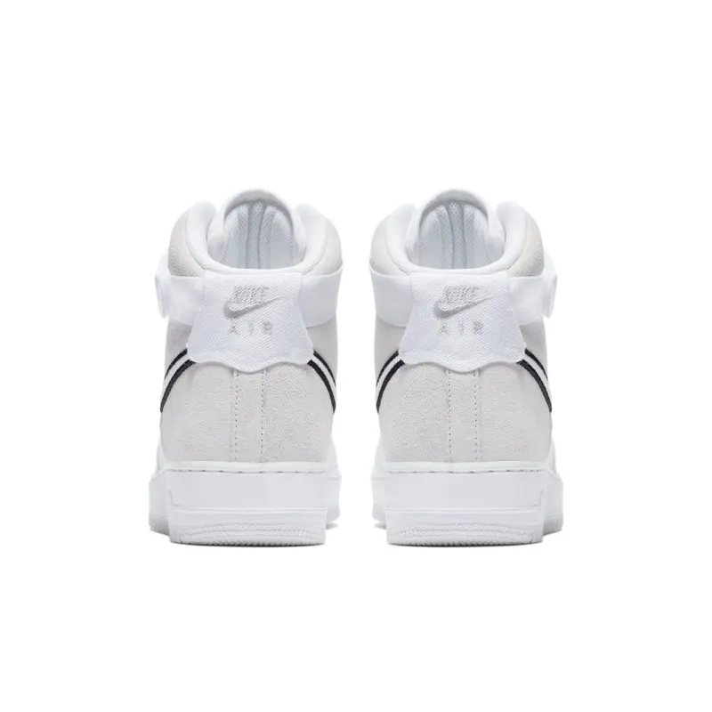 Nike Air Force 1 High White Vast Grey Black (AO2442-100)