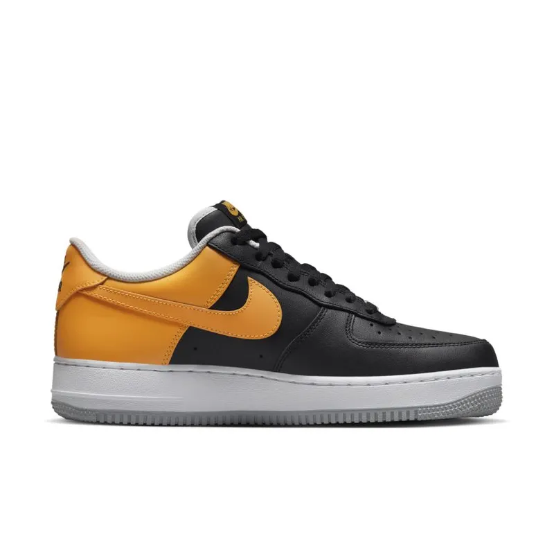 Nike Air Force 1 Low ’07 Black Kumquat Light Smoke Grey (FB7162-081)
