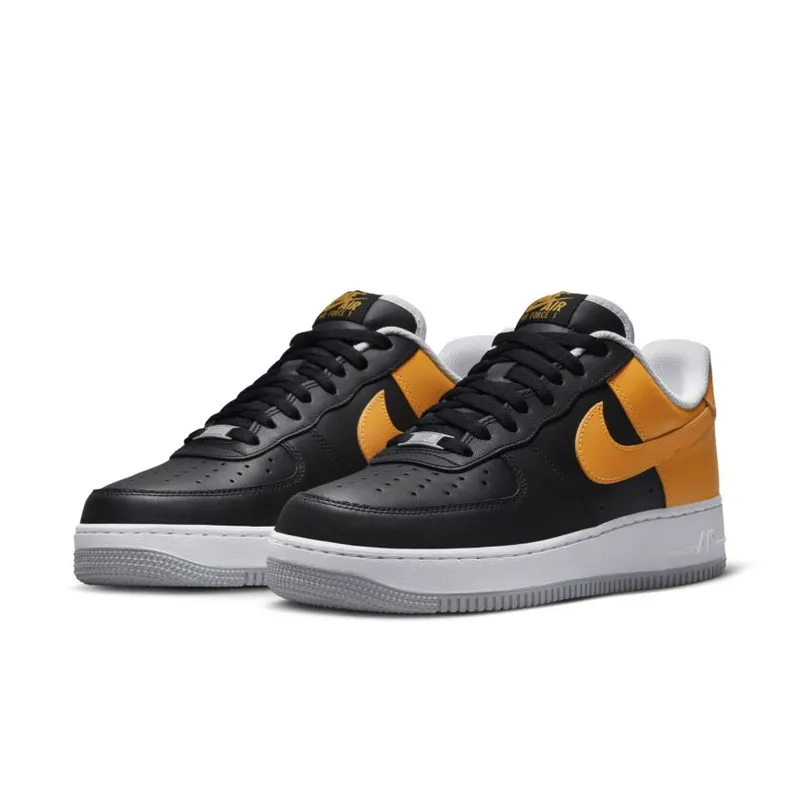 Nike Air Force 1 Low ’07 Black Kumquat Light Smoke Grey (FB7162-081)