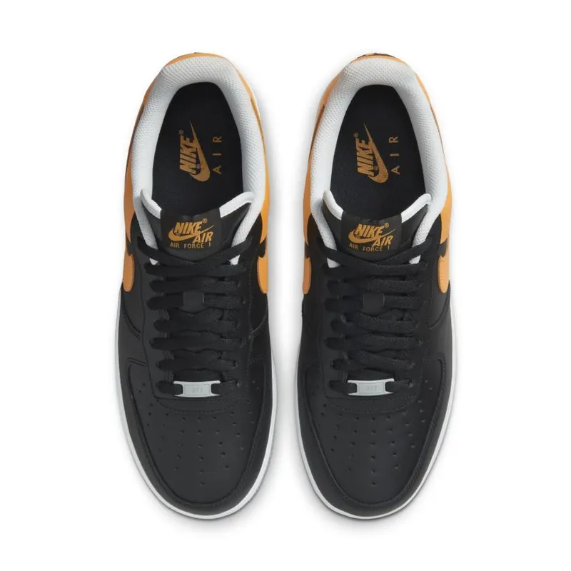 Nike Air Force 1 Low ’07 Black Kumquat Light Smoke Grey (FB7162-081)