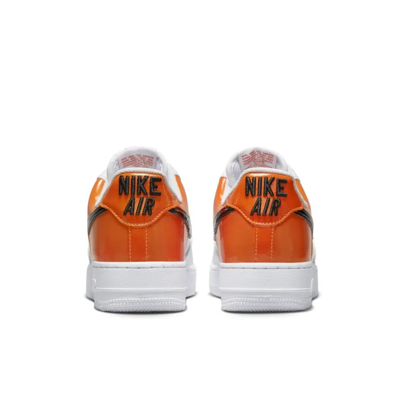 Nike Air Force 1 Low ’07 Essential White/Brilliant Orange (Women’s) (DJ9942-103)