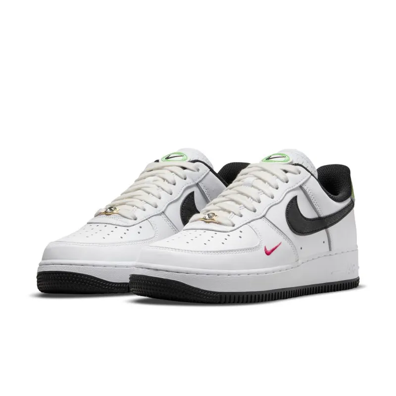 Nike Air Force 1 Low ’07 Just Do It Snakeskin White Black (Women’s) (DV1492-101)