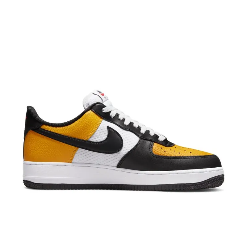 Nike Air Force 1 Low ’07 LV8 Black Gold Jersey Mesh (DQ7775-700)