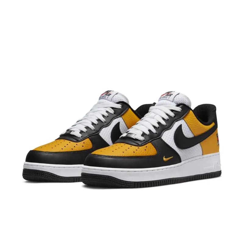 Nike Air Force 1 Low ’07 LV8 Black Gold Jersey Mesh (DQ7775-700)