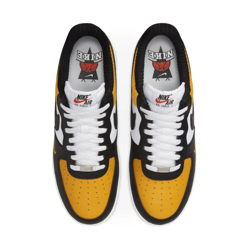 Nike Air Force 1 Low ’07 LV8 Black Gold Jersey Mesh (DQ7775-700)