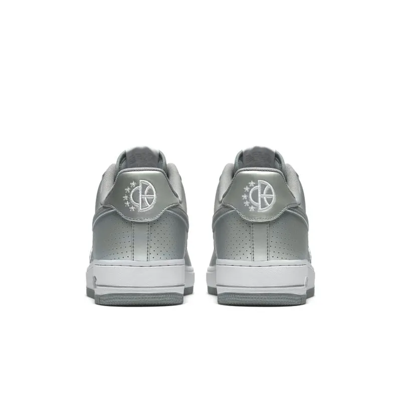 Nike Air Force 1 Low ’07 LV8 Metallic Silver Perforated (718152-013)
