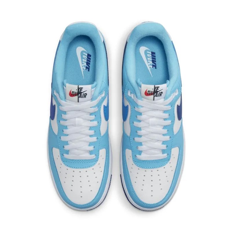 Nike Air Force 1 Low ’07 LV8 Split Light Photo Blue Deep Royal (DZ2522-100)