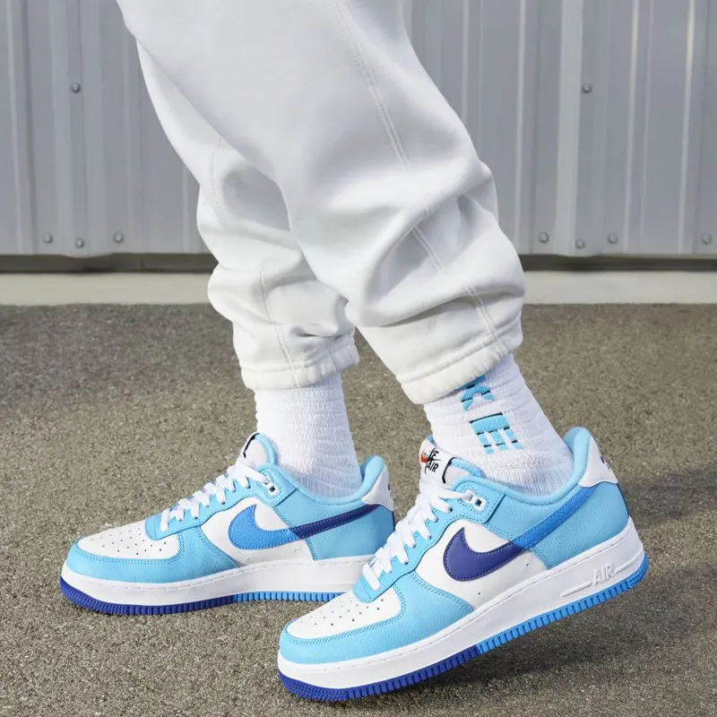 Nike Air Force 1 Low ’07 LV8 Split Light Photo Blue Deep Royal (DZ2522-100)