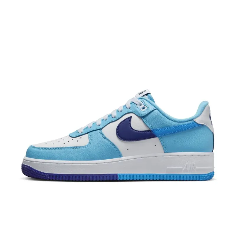 Nike Air Force 1 Low ’07 LV8 Split Light Photo Blue Deep Royal (DZ2522-100)