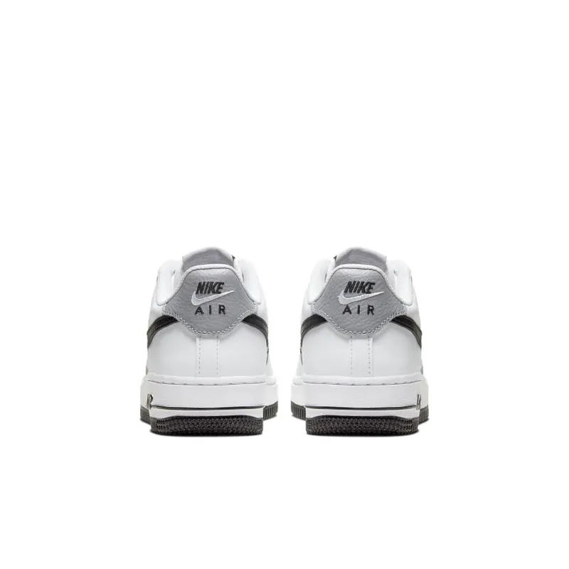 Nike Air Force 1 Low ’07 LV8 White Black Mini Swoosh (GS) (CT5531-100)
