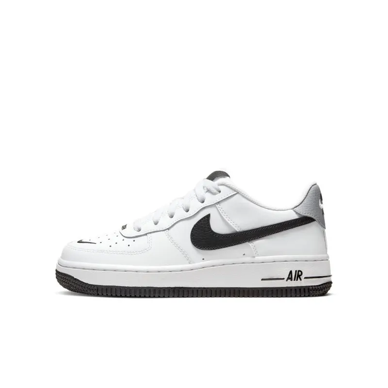 Nike Air Force 1 Low ’07 LV8 White Black Mini Swoosh (GS) (CT5531-100)