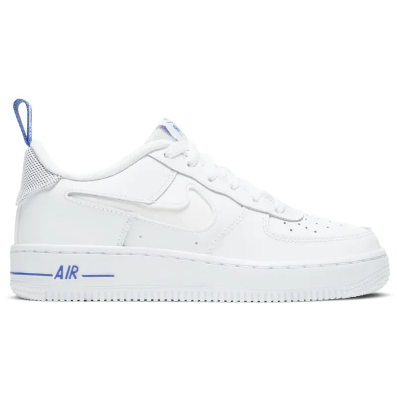 Nike Air Force 1 Low 07 LV8 White Racer Blue (GS) (DD3227-100)