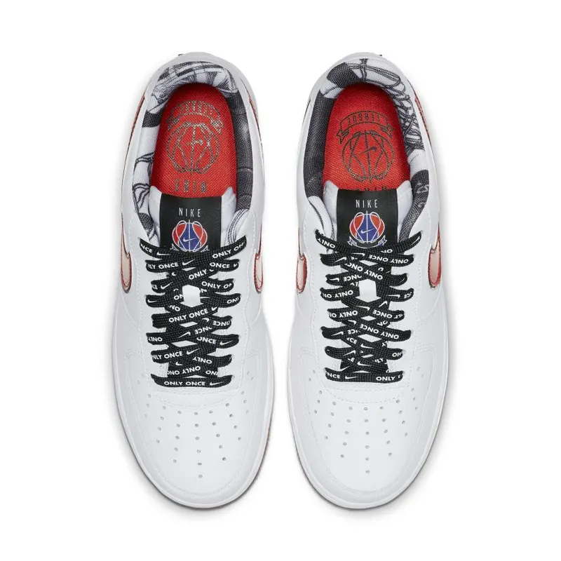 Nike Air Force 1 Low 07 LV8 White Red (CJ2826-178)
