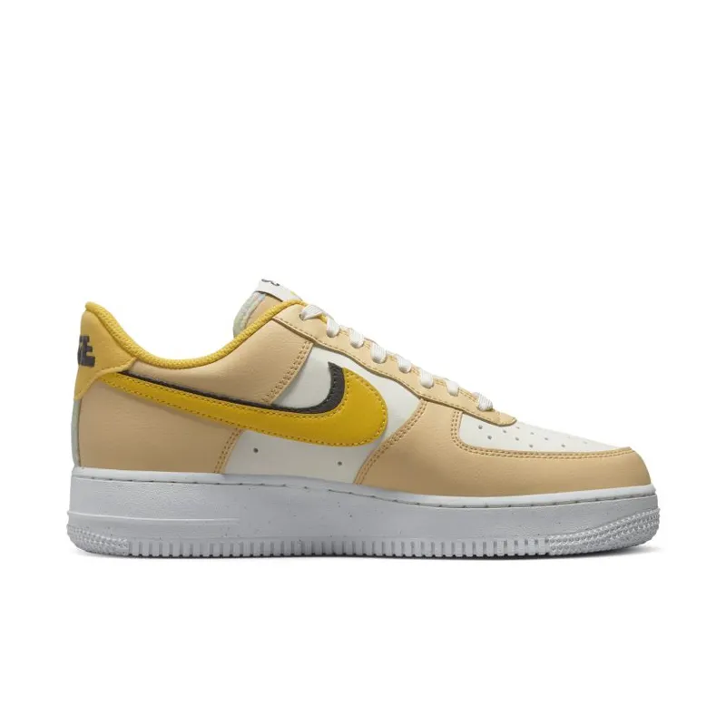 Nike Air Force 1 Low ’07 LX ’82 Double Swoosh Sail Yellow Ochre (Women’s) (DX6065-171)