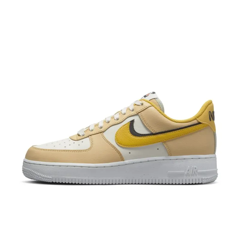 Nike Air Force 1 Low ’07 LX ’82 Double Swoosh Sail Yellow Ochre (Women’s) (DX6065-171)