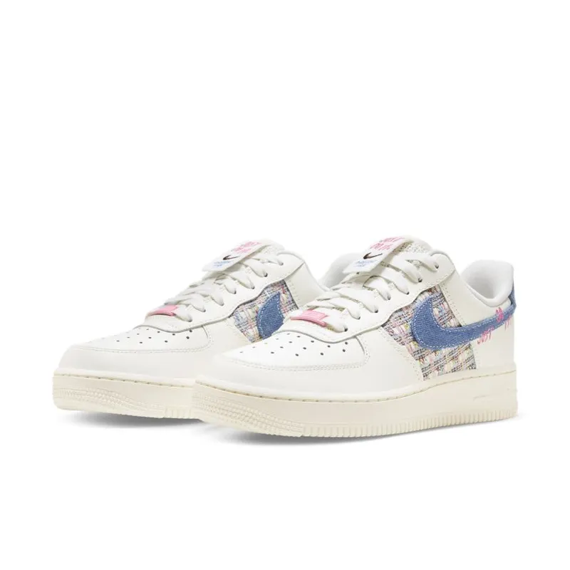 Nike Air Force 1 Low ’07 LX Denim Swoosh Boucle (Women’s) (FJ7740-141)