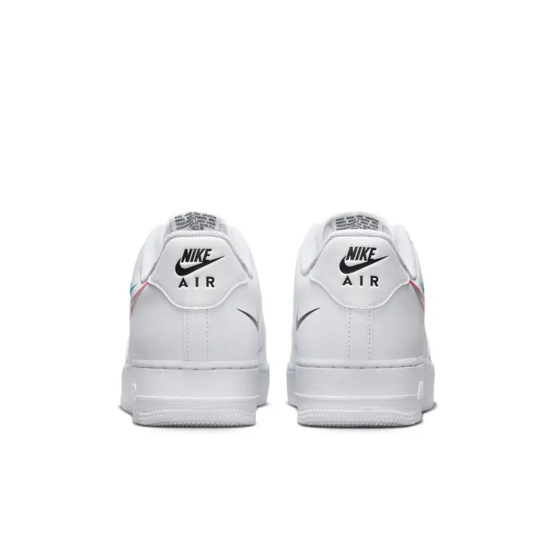 Nike Air Force 1 Low ’07 Quadruple Swoosh White Navy Crimson (FJ4226-100)