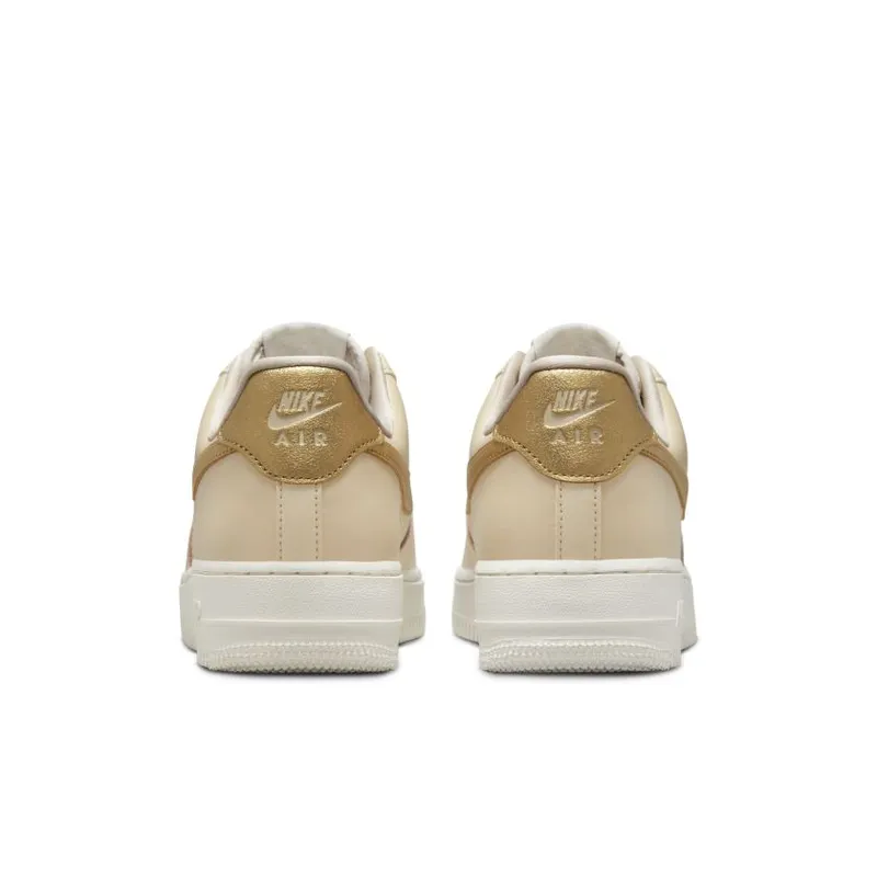 Nike Air Force 1 Low ’07 Sanddrift Metallic Gold (Women’s) (DQ7569-102)