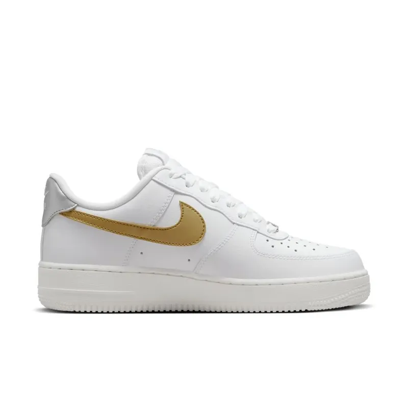 Nike Air Force 1 Low ’07 White Metallic Gold (Women’s) (DD8959-106)
