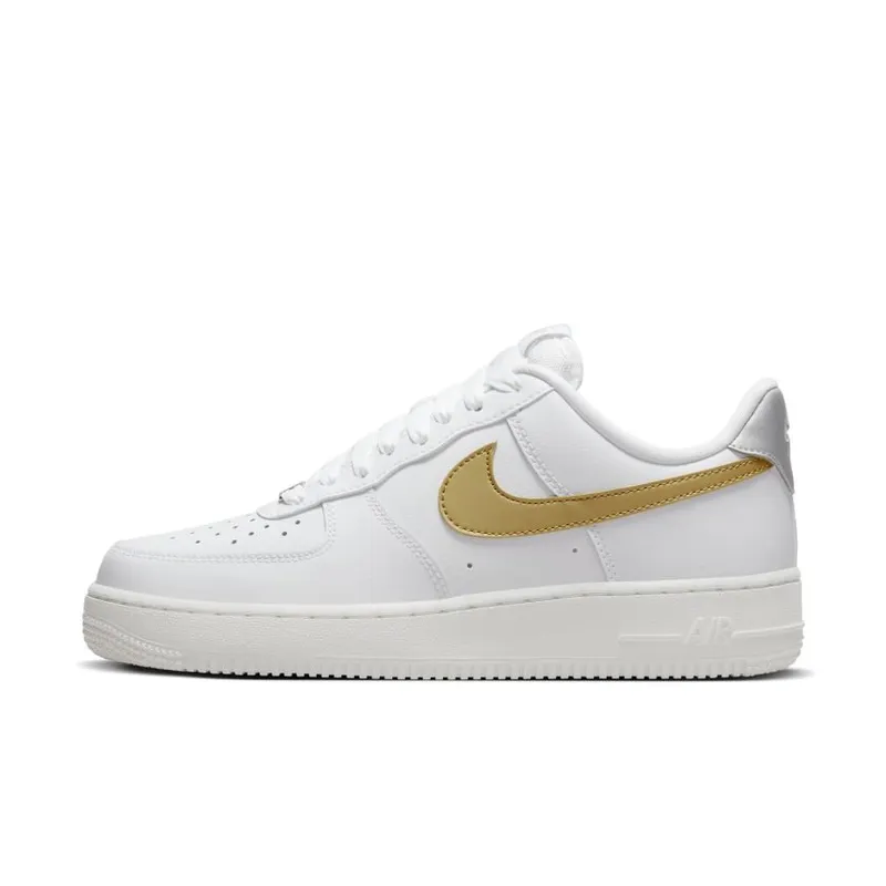Nike Air Force 1 Low ’07 White Metallic Gold (Women’s) (DD8959-106)