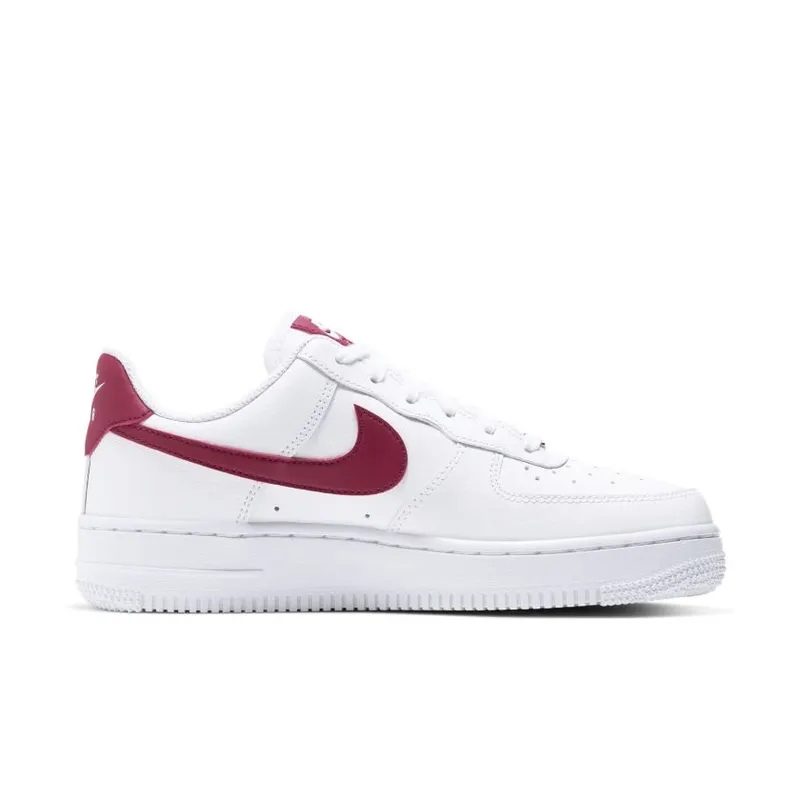Nike Air Force 1 Low ’07 White Noble Red (Women’s) (315115-154)