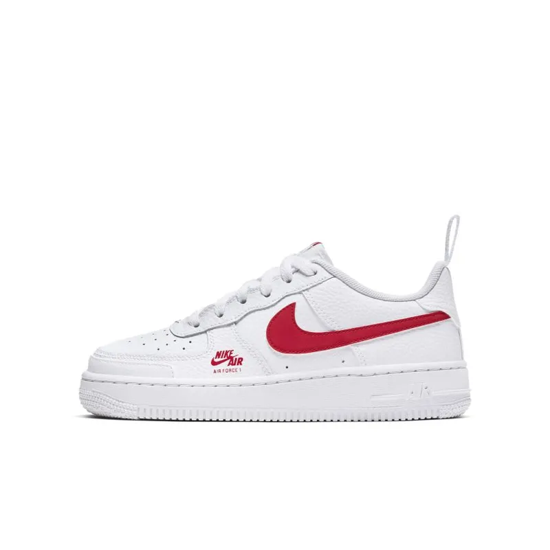 Nike Air Force 1 Low 07 White University Red (GS) (CZ4203-100)