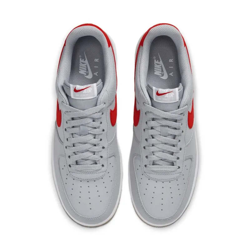 Nike Air Force 1 Low ’07 Wolf Grey University Red (CI0057-003)