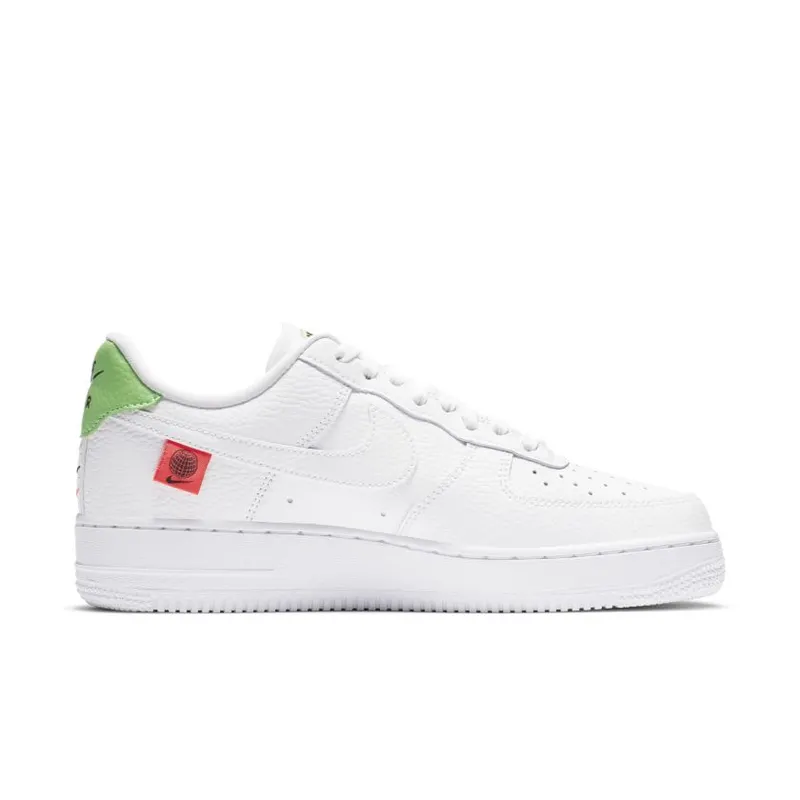 Nike Air Force 1 Low ’07 Worldwide Pack Flash Crimson Green Strike (Women’s) (CT1414-100)