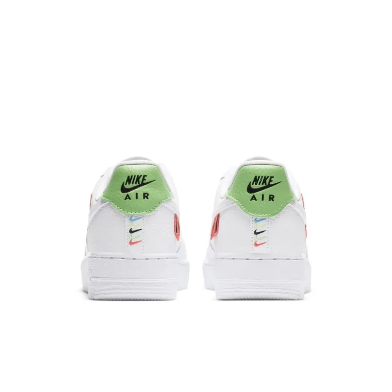 Nike Air Force 1 Low ’07 Worldwide Pack Flash Crimson Green Strike (Women’s) (CT1414-100)
