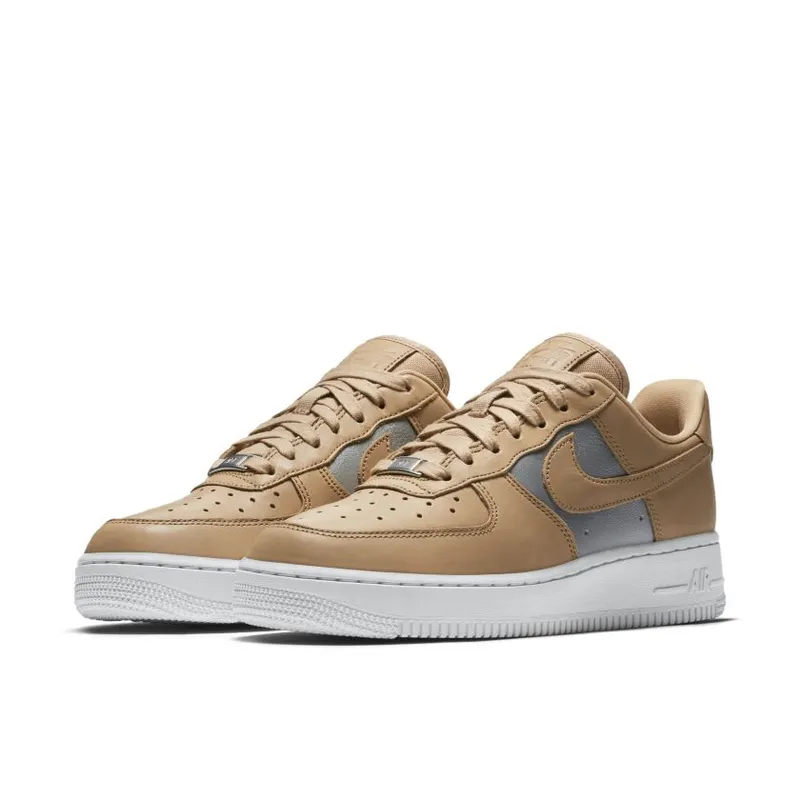 Nike Air Force 1 Low Bio Beige Metallic Silver (Women’s) (AH6827-200)