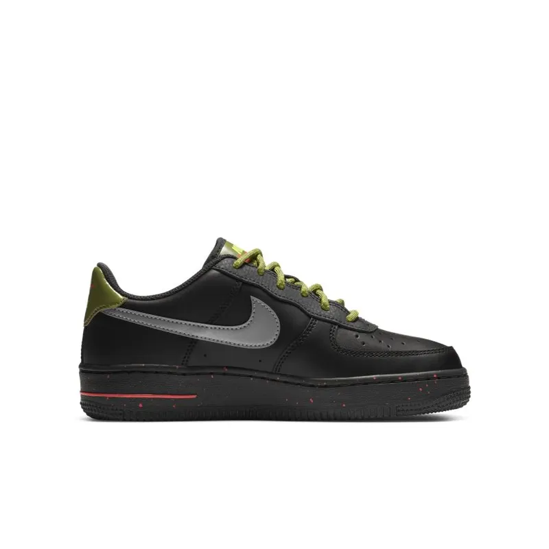 Nike Air Force 1 Low Black Asparagus (GS) (DC2095-001)