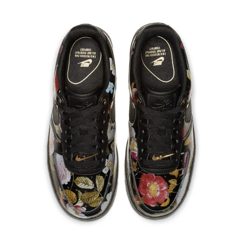 Nike Air Force 1 Low Black Floral (Women’s) (AO1017-002)