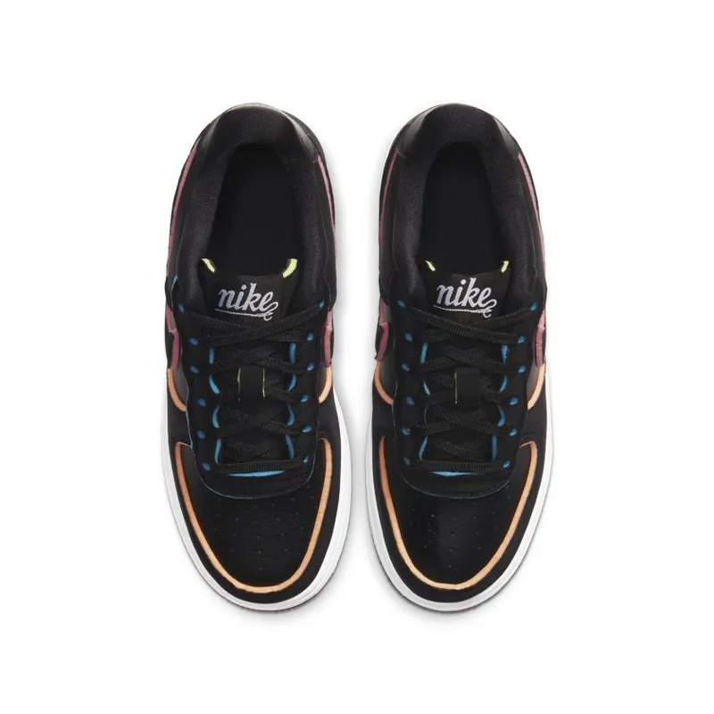 Nike Air Force 1 Low Black Pink Barely Volt (GS) (CD7406-001)